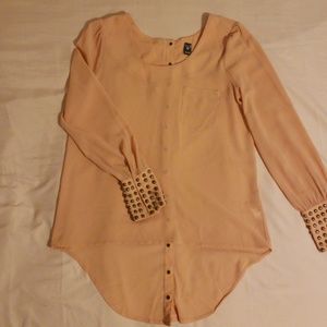 Coral Pink Dressy Top